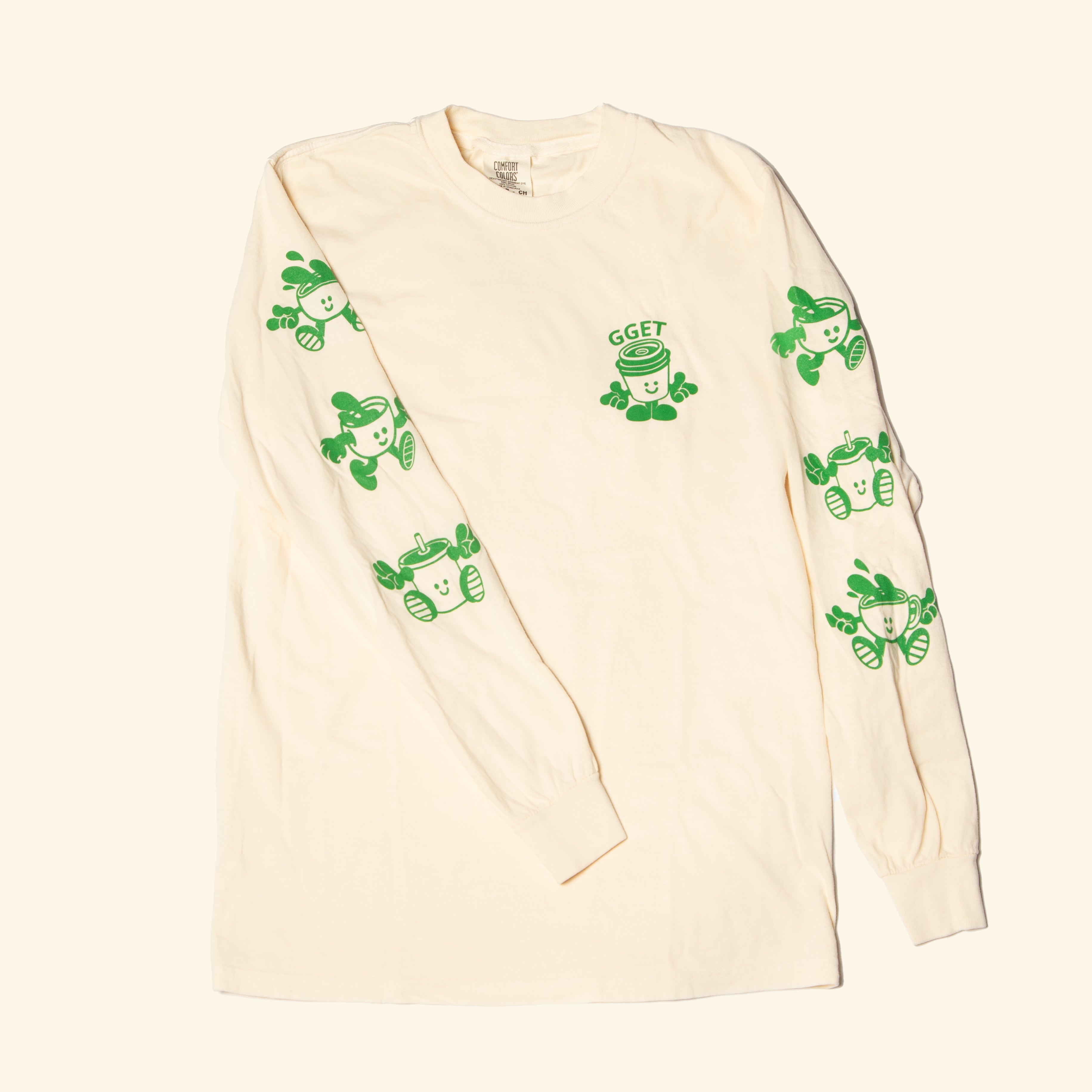 Coffee Characters Long-Sleeved Tee – Go Get Em Tiger