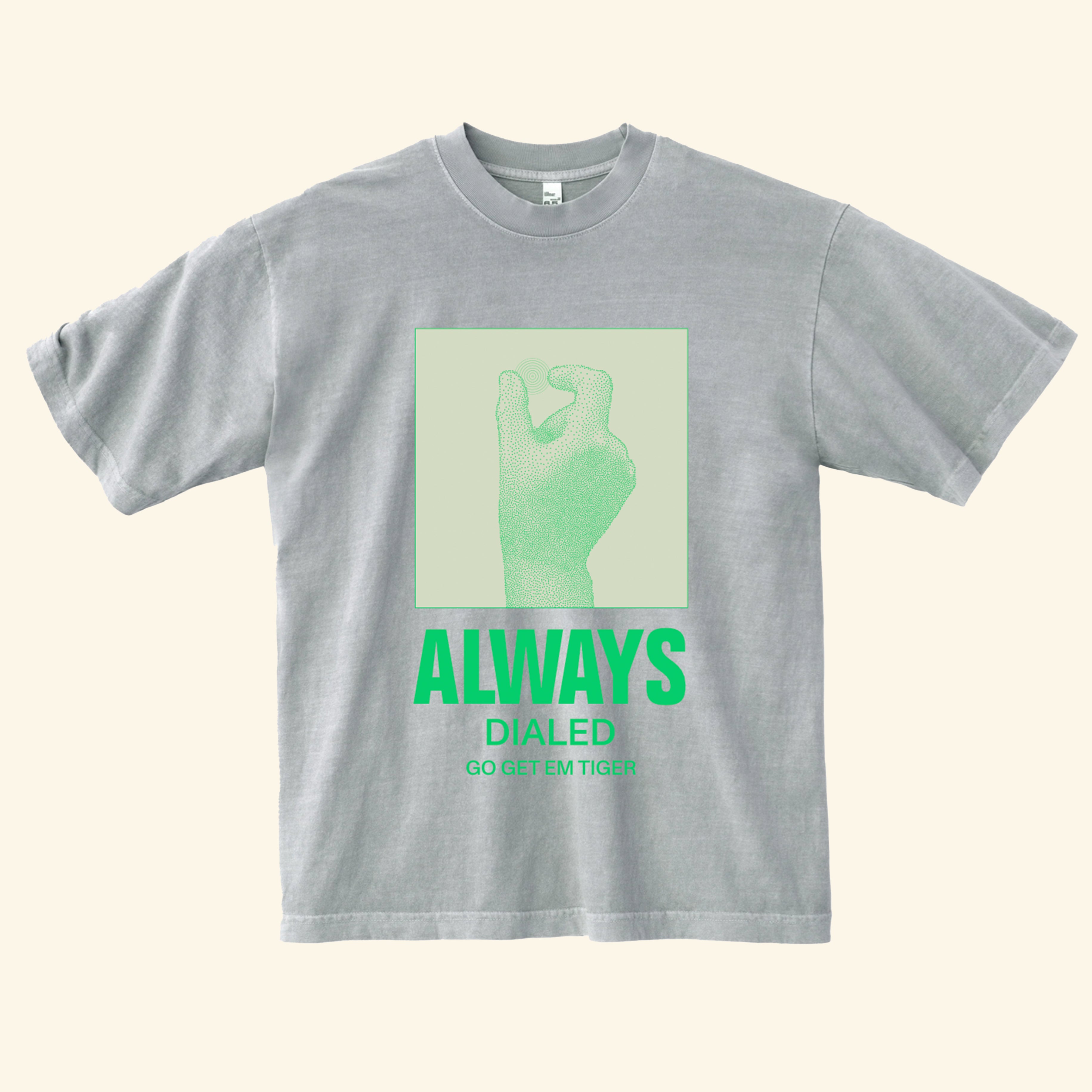 Always DAILY PULSE L/S TEE（GREEN） Sサイズ ポーカーズ Dialed Tee 