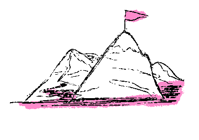 Illustration of a mountain.